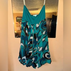Pretty sleeveless short gathered dress
